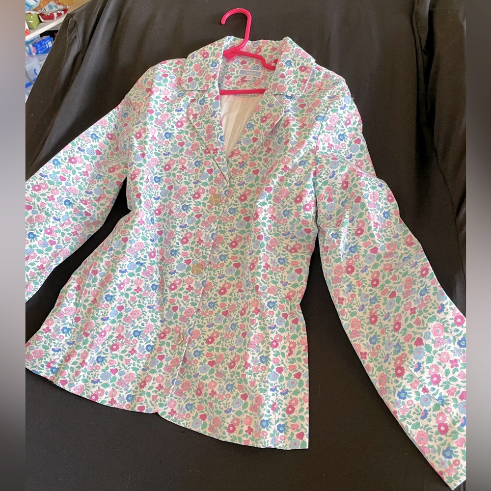 New Jacadi / little girl Floral suit / size 10 years